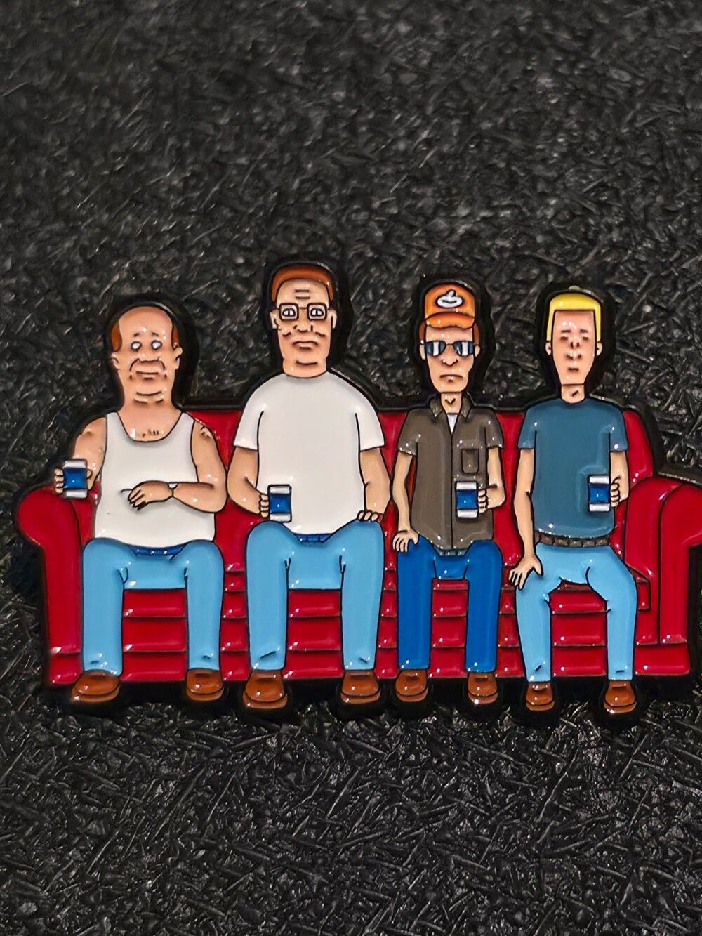 King of the Hill Nostalgic Enamel Pin